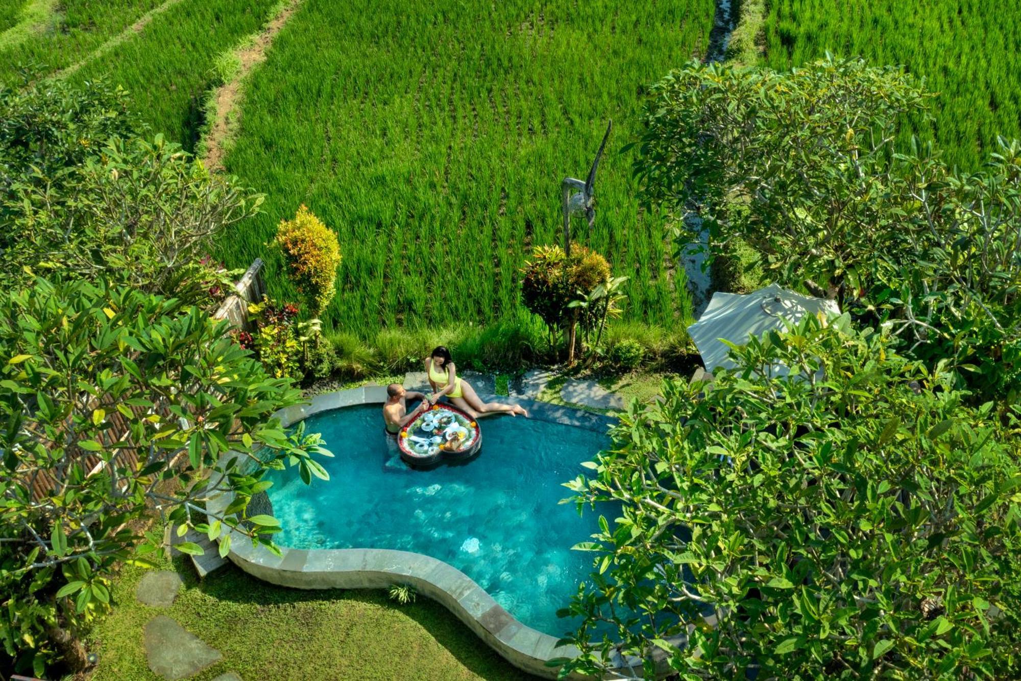 Wooden Ganeca Villas By Pramana Villas Убуд Экстерьер фото