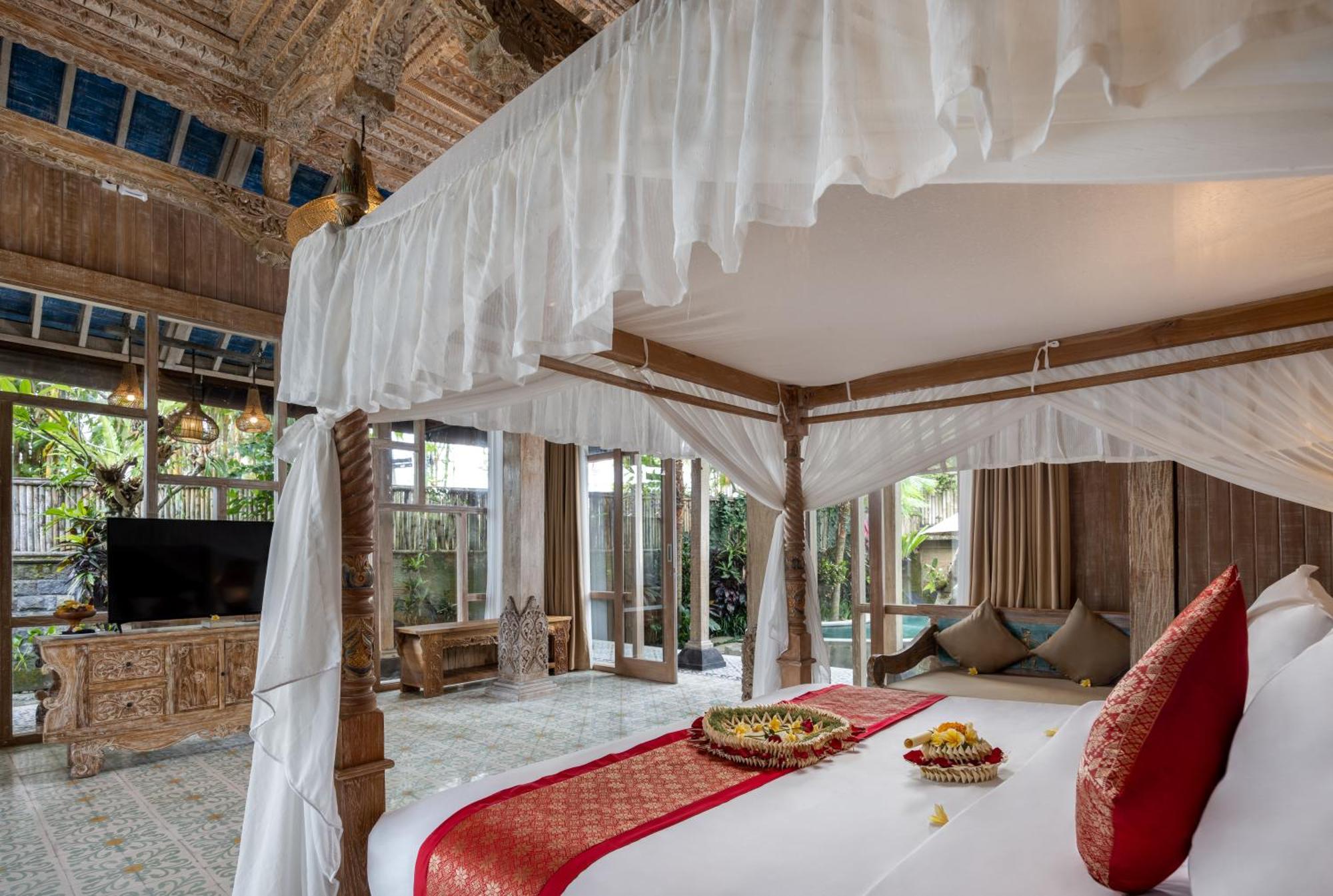 Wooden Ganeca Villas By Pramana Villas Убуд Экстерьер фото