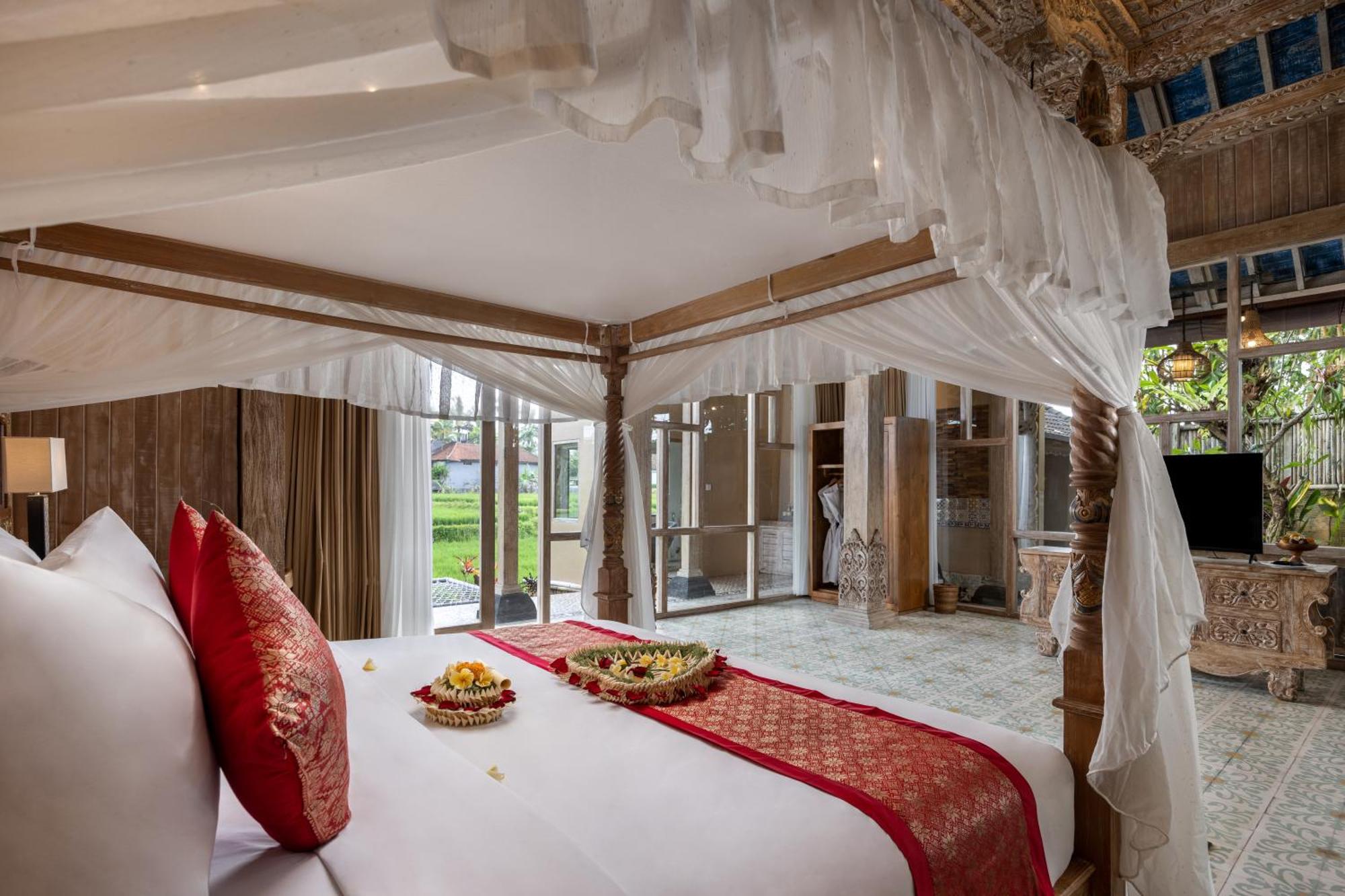 Wooden Ganeca Villas By Pramana Villas Убуд Экстерьер фото