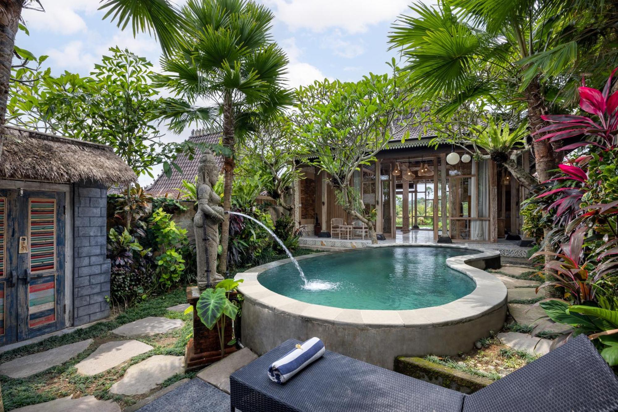 Wooden Ganeca Villas By Pramana Villas Убуд Экстерьер фото